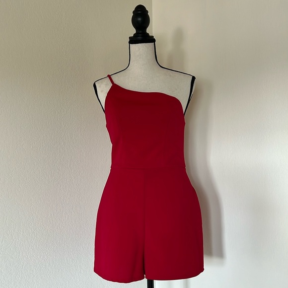 Red Romper, Size Small Like new - Picture 2 of 10